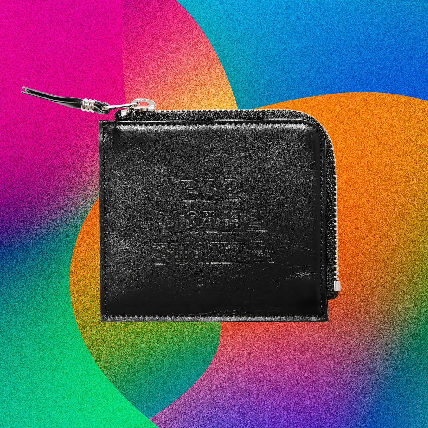 B.M.F ZIP LEATHER WALLET