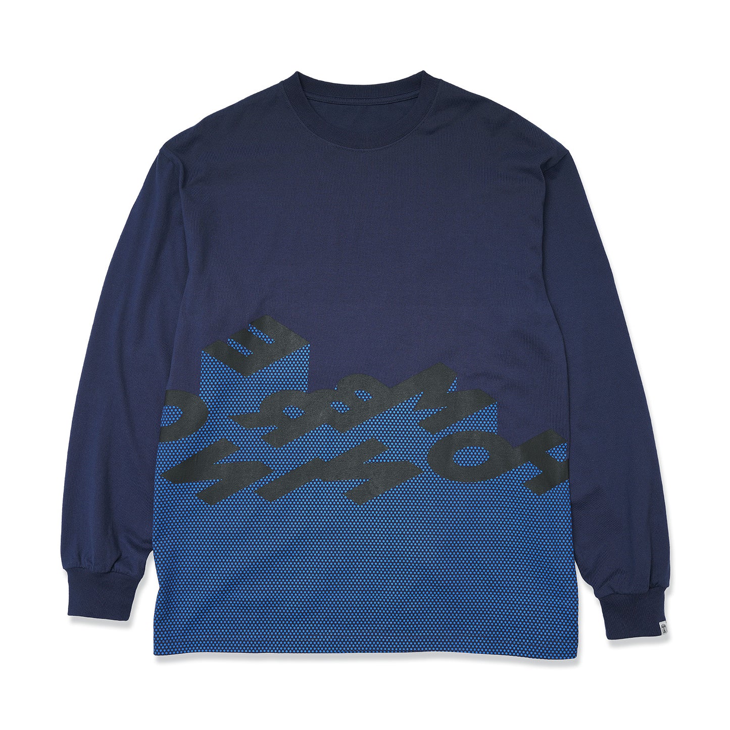 L/S PRINT TEE (BLOCK)