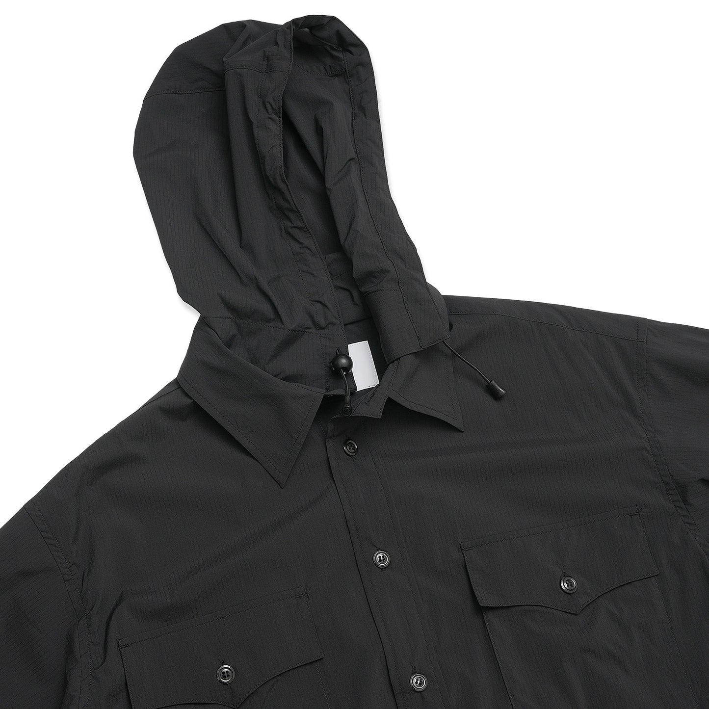 NYLON HOODED SHIRT