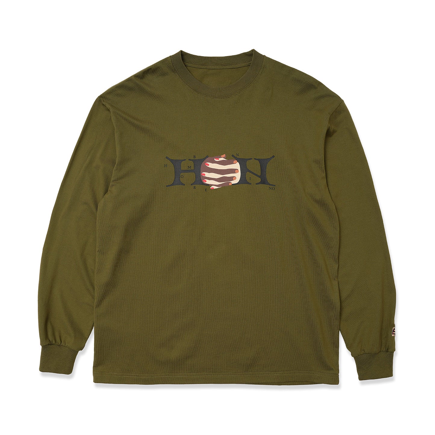 L/S PRINT TEE (HANDS)