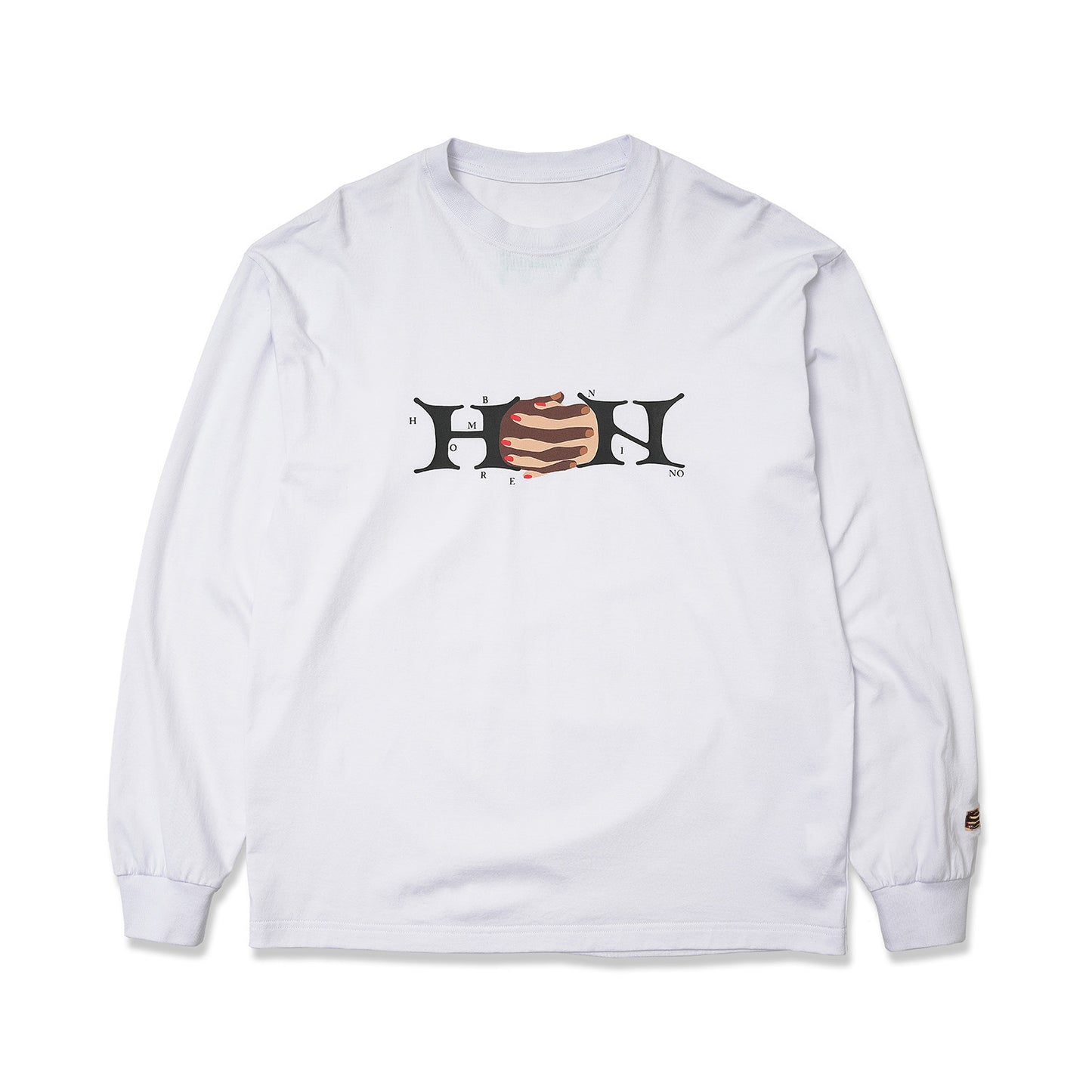 L/S PRINT TEE (HANDS)