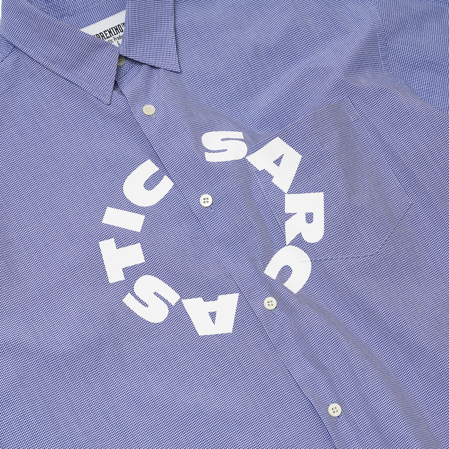 MICRO GINGHAM CIRCLE SHIRT