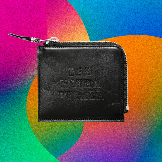 B.M.F ZIP LEATHER WALLET
