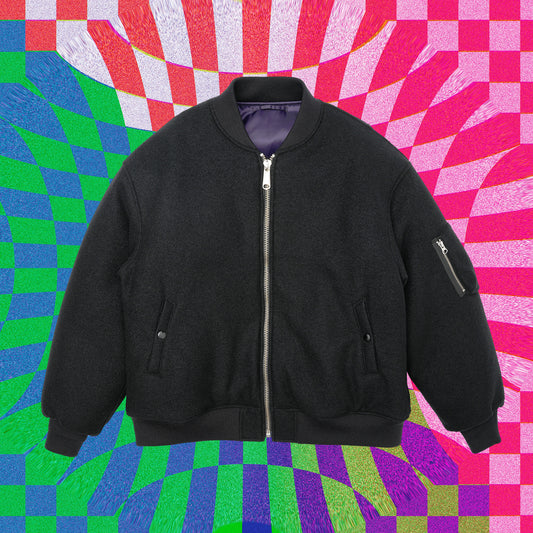 REVERSIBLE BOMBER JACKET