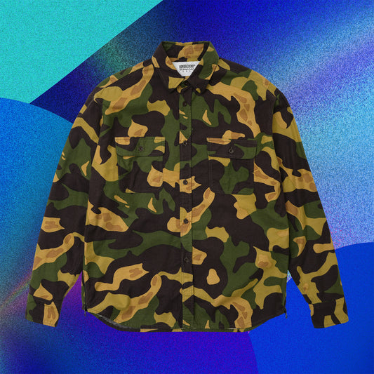 VENTILATION FLANNEL SHIRT CAMO