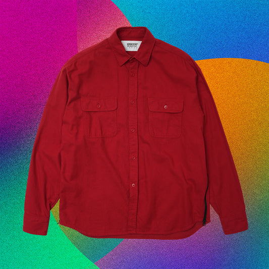 VENTILATION FLANNEL SHIRT PLAIN