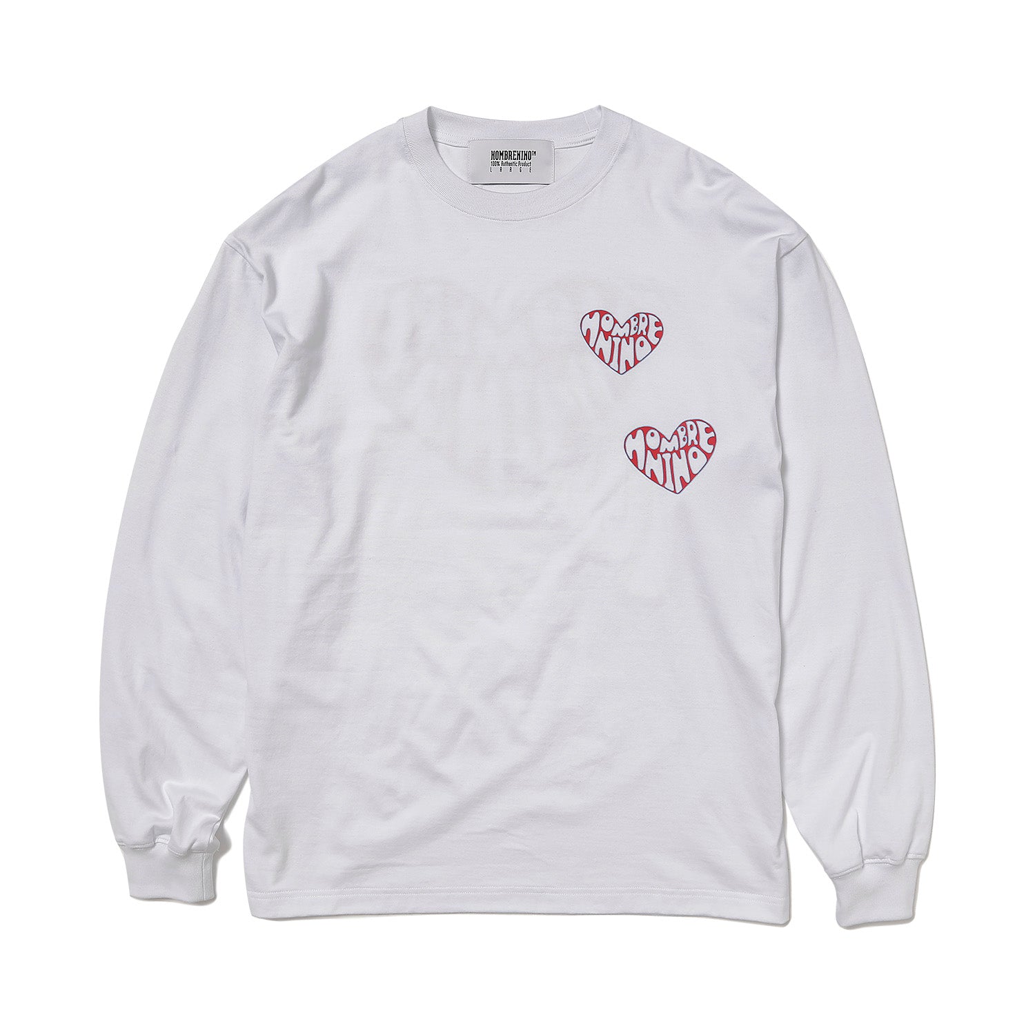 L/S PRINT TEE (HEART) – Hombre Nino