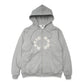 Circle Lined Hood Zip
