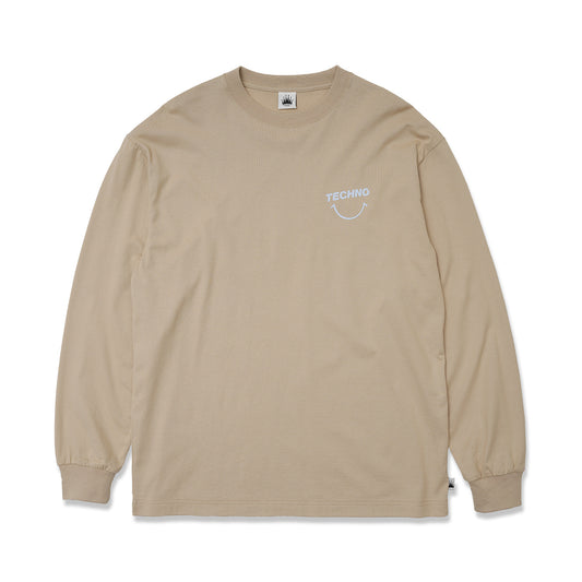 Techno Smile Long Sleeve Tee