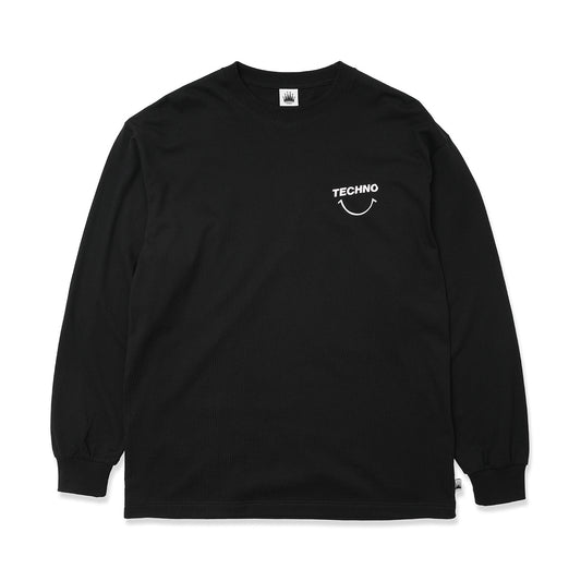 Techno Smile Long Sleeve Tee