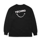 Techno Smile Long Sleeve Tee