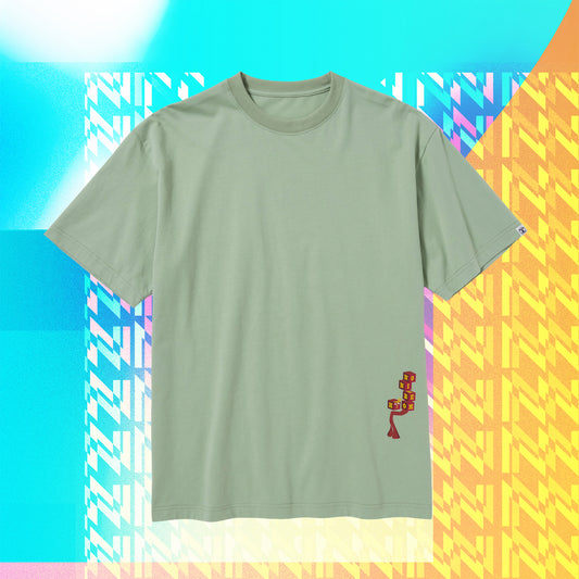 S/S PRINT TEE (BLOCKHEADS)