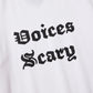 S/S PRINT TEE (VOICES SCARY)