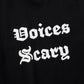S/S PRINT TEE (VOICES SCARY)