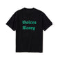 S/S PRINT TEE (VOICES SCARY)