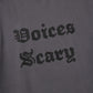 S/S PRINT TEE (VOICES SCARY)